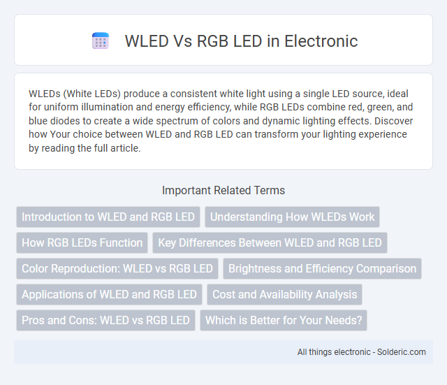 RGB LED vs WLED - What is the difference?