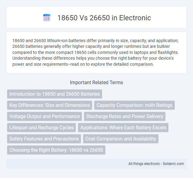 18650 vs 26650 - What is the difference?