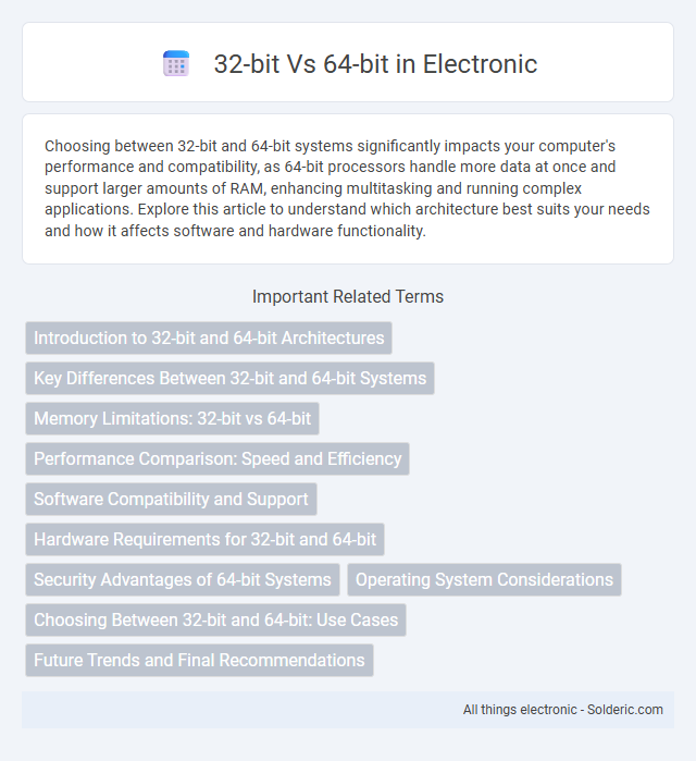 32-Bit vs 64-Bit - What is the difference?