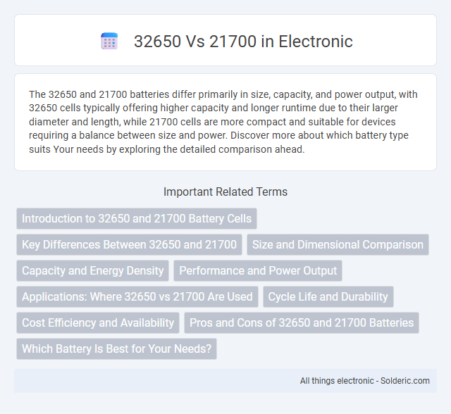 21700 vs 32650 - What is the difference?