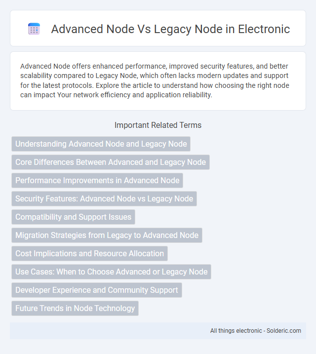 Advanced Node vs Legacy Node - What is the difference?