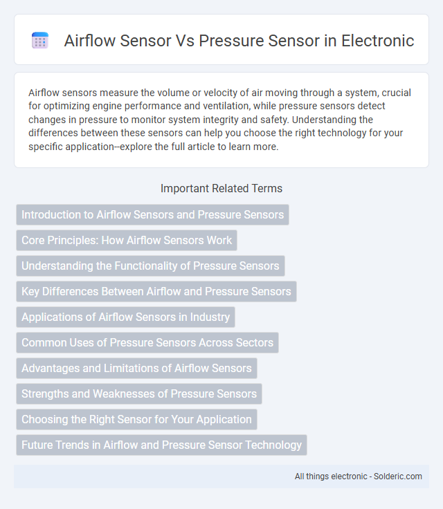 Airflow Sensor vs Pressure Sensor - What is the difference?