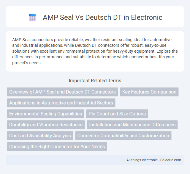 Deutsch DT vs AMP Seal - What is the difference?