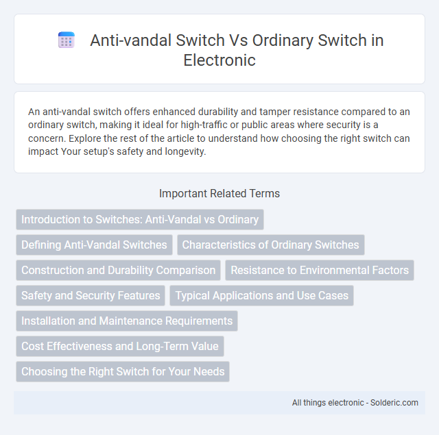 Anti-Vandal Switch vs Ordinary Switch - What is the difference?