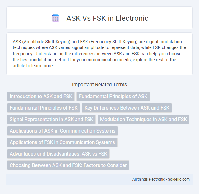 ASK vs FSK - What is the difference?