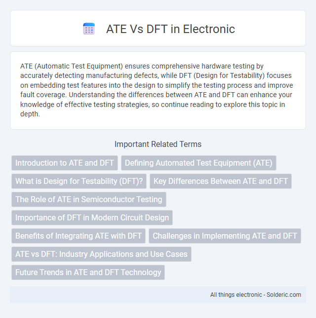Comparison: ATE vs DFT - What is the difference?