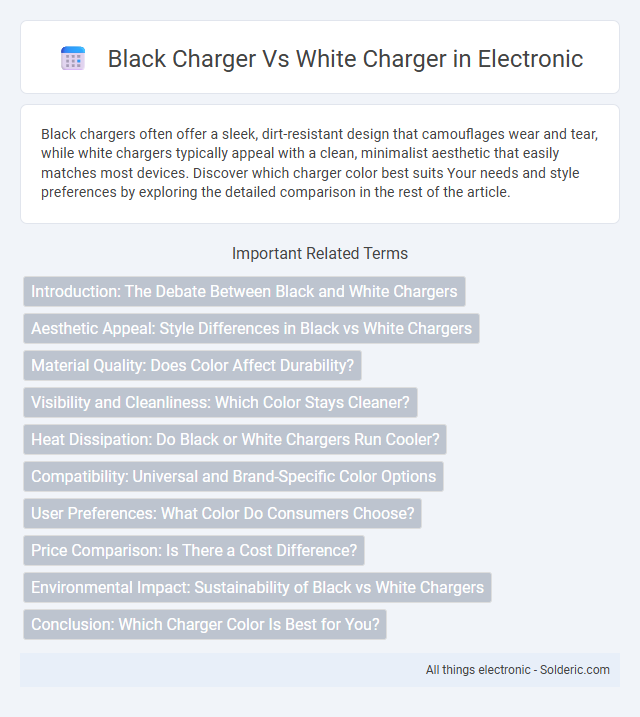 Title: Black Charger vs White Charger - What is the difference?