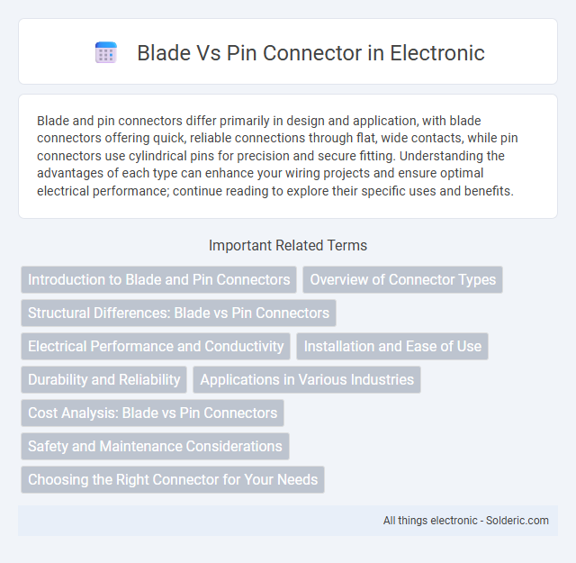 Pin Connector vs Blade - What is the difference?