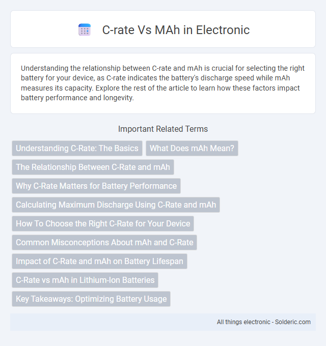 mAh vs C-rate - What is the difference?