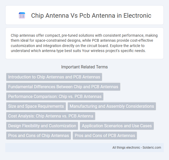 PCB Antenna vs. Chip Antenna - What is the difference?