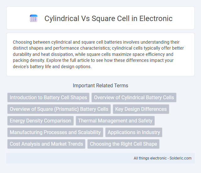 Cell: Cylindrical vs Square - What is the difference?