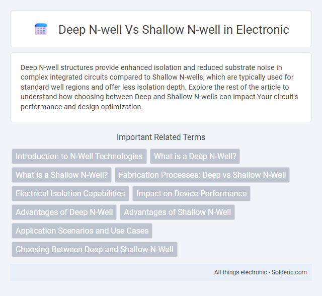 Deep N-well vs Shallow N-well - What is the difference?