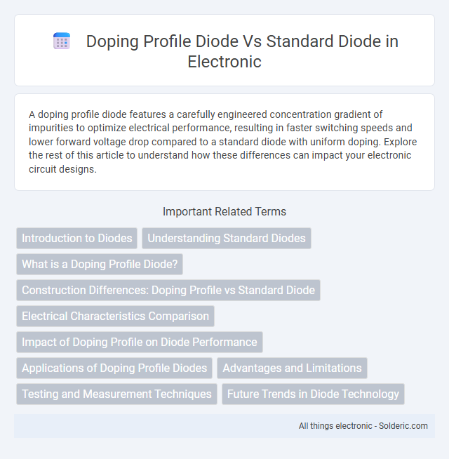 Doping Profile Diode vs Standard Diode - What is the difference?