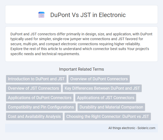 DuPont vs JST - What is the difference?
