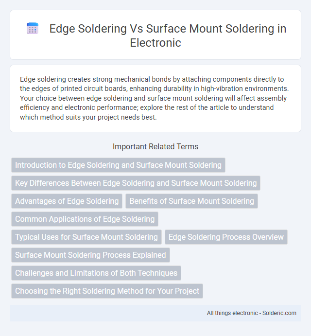 Edge Soldering vs. Surface Mount Soldering - What is the difference?