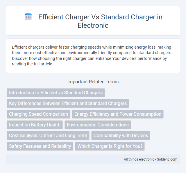 Efficient Charger vs Standard Charger - What is the difference?