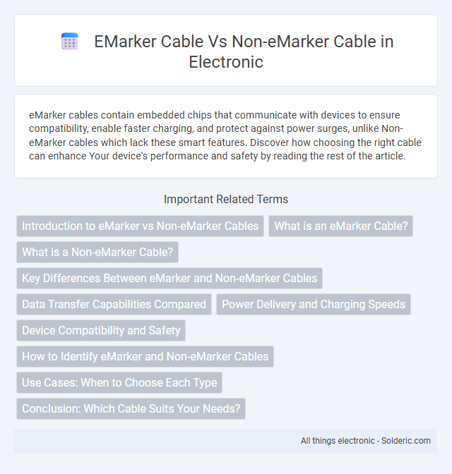 eMarker Cable vs Non-eMarker Cable - What is the difference?