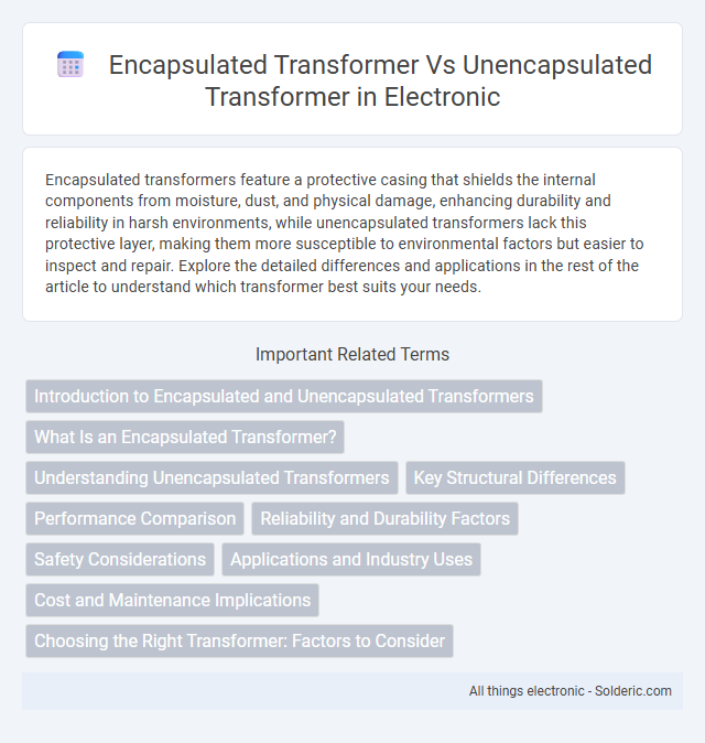 Encapsulated Transformer vs Unencapsulated Transformer - What is the difference?