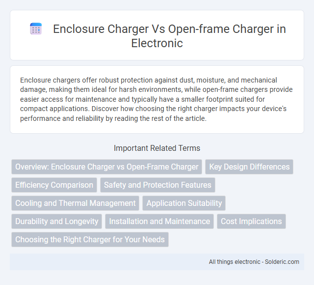 Enclosure Charger vs Open-frame Charger - What is the difference?