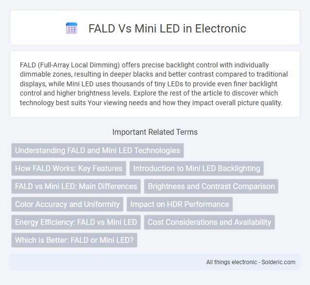 FALD vs Mini LED - What is the difference?