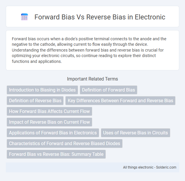 Forward Bias vs Reverse Bias - What is the difference?