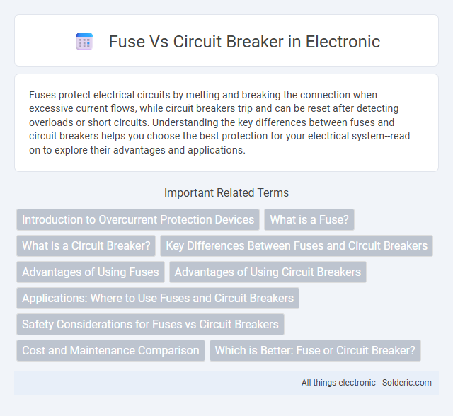 Circuit Breaker vs Fuse - What is the difference?