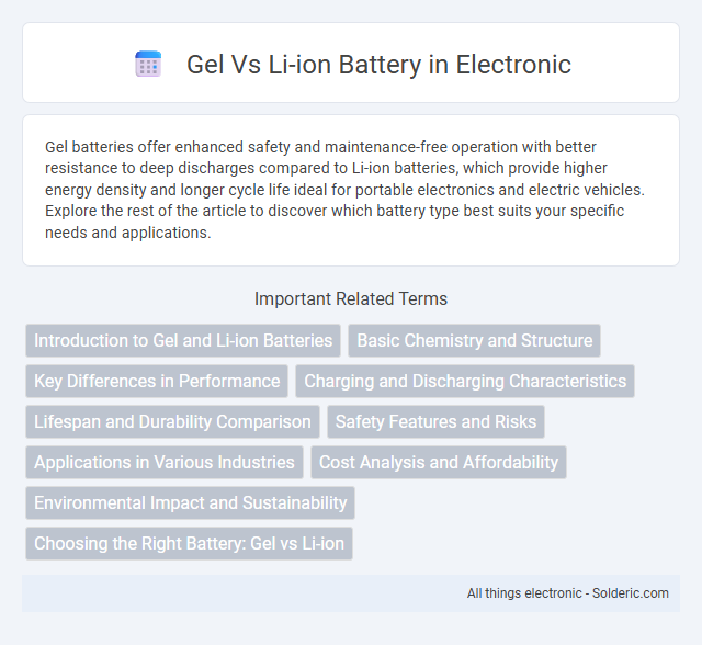Li-ion battery vs Gel - What is the difference?
