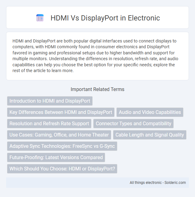 DisplayPort vs HDMI - What is the difference?