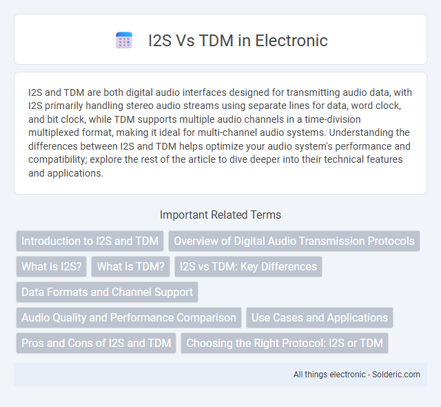 TDM vs I2S - What is the difference?