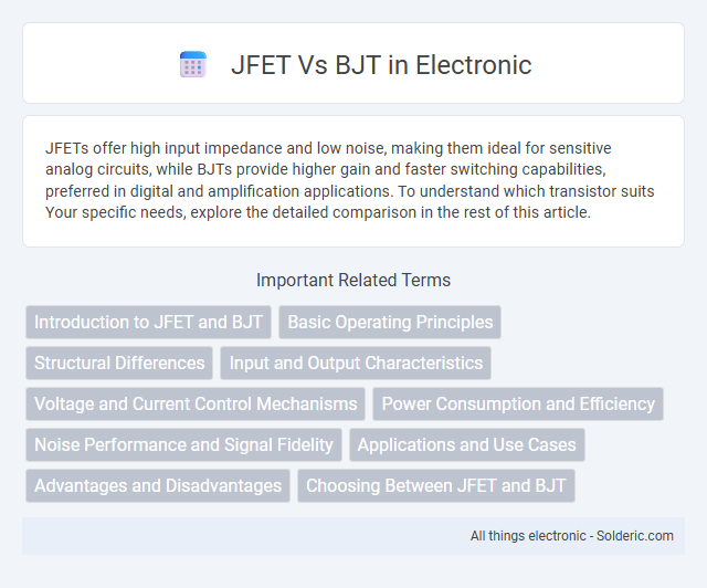 BJT vs JFET - What is the difference?