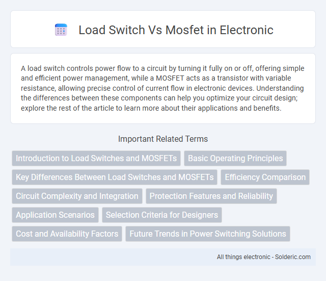 Load Switch vs MOSFET - What is the difference?