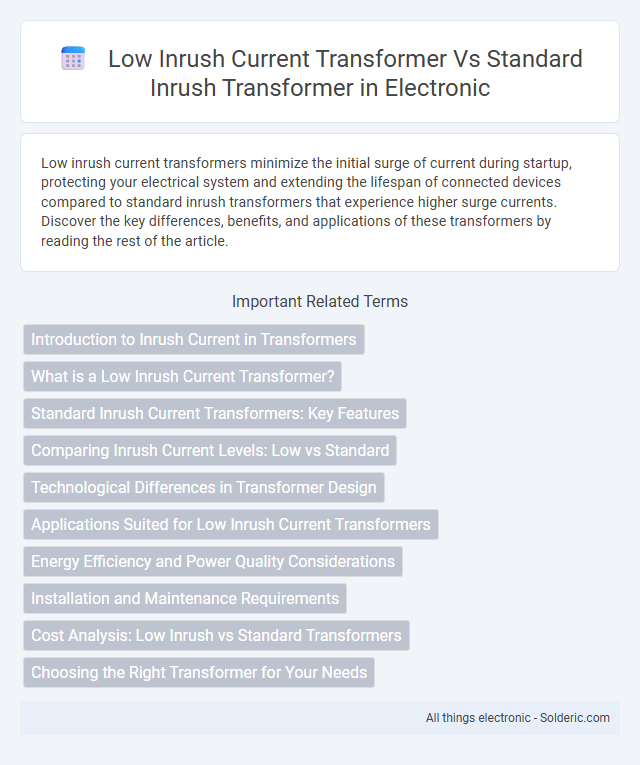 Low Inrush Current Transformer vs Standard Inrush Transformer - What is the difference?