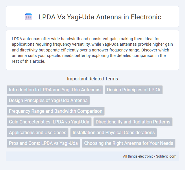 Comparison of LPDA and Yagi-Uda Antennas - What is the difference?