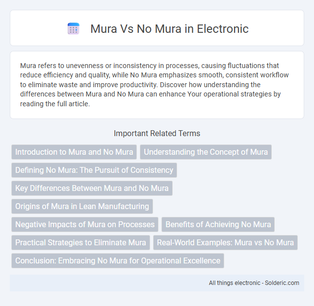 Mura vs No Mura - What is the difference?