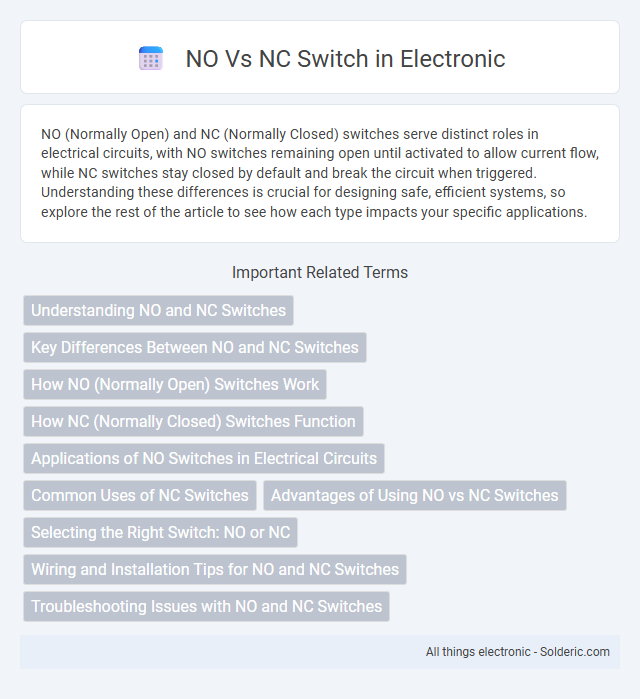 NC vs NO switch - What is the difference?
