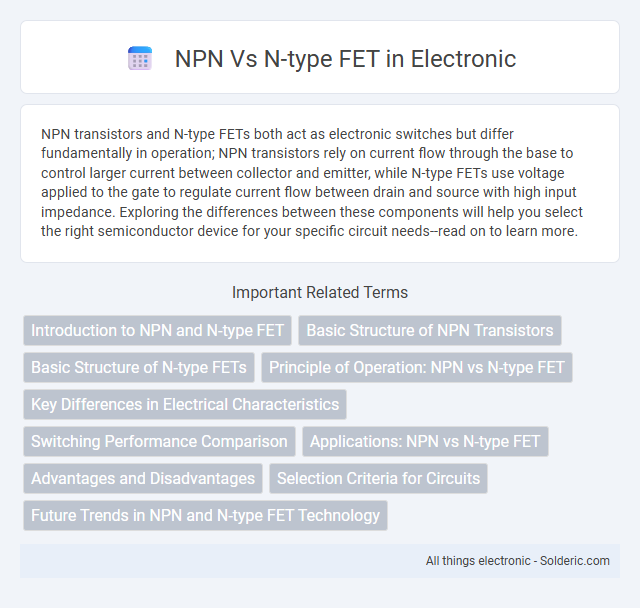 NPN vs N-type FET - What is the difference?
