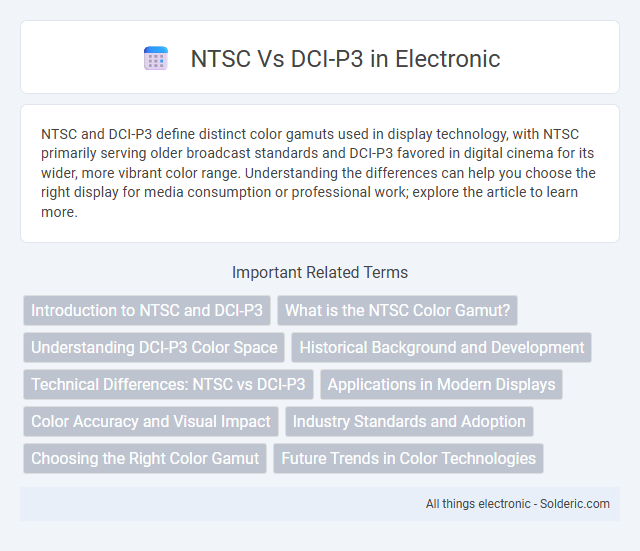 DCI-P3 vs NTSC - What is the difference?
