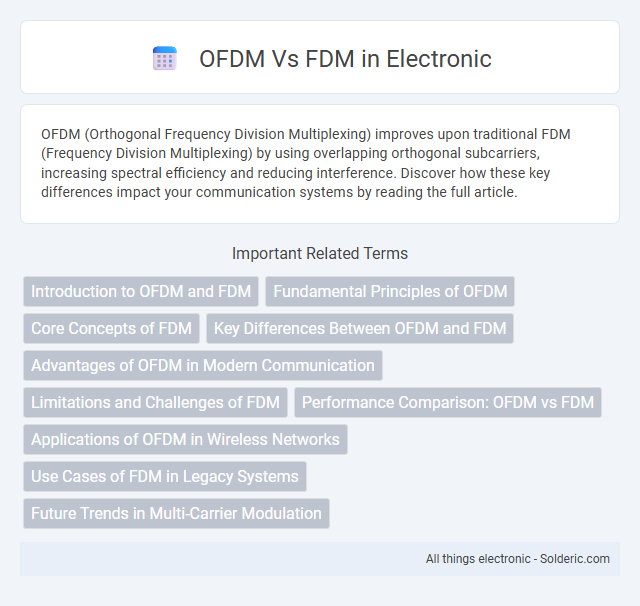 FDM vs OFDM - What is the difference?