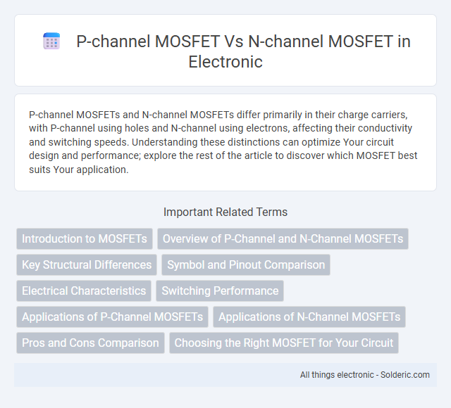 N-channel MOSFET vs P-channel MOSFET - What is the difference?