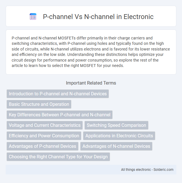 N-channel vs P-channel - What is the difference?