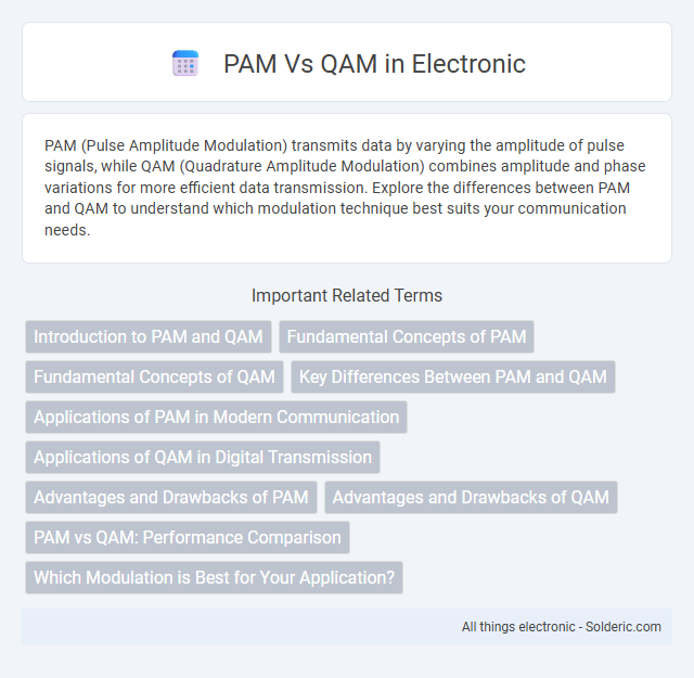 QAM vs PAM - What is the difference?
