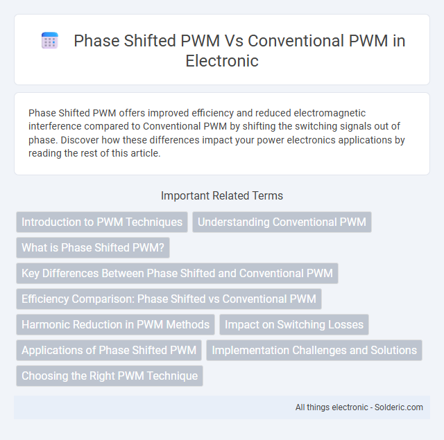 Conventional PWM vs Phase Shifted PWM - What is the difference?