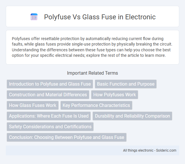 Glass Fuse vs Polyfuse - What is the difference?