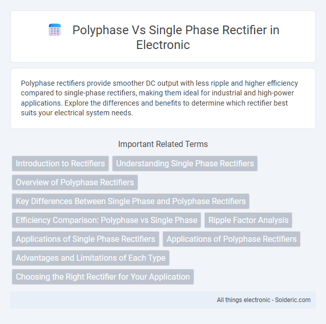 Polyphase vs Single Phase Rectifier - What is the difference?