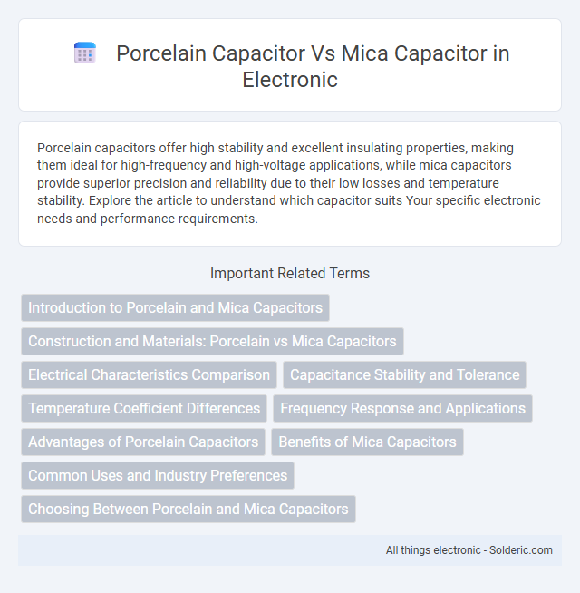 Mica Capacitor vs Porcelain Capacitor - What is the difference?