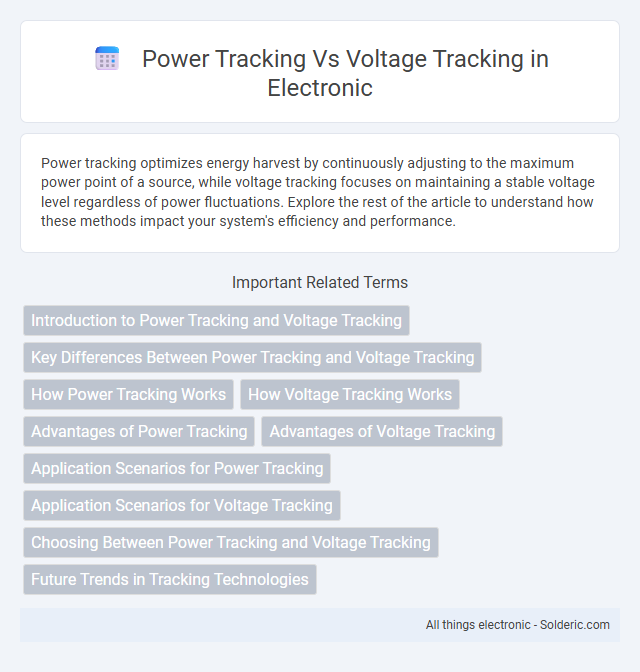 Power Tracking vs Voltage Tracking - What is the difference?