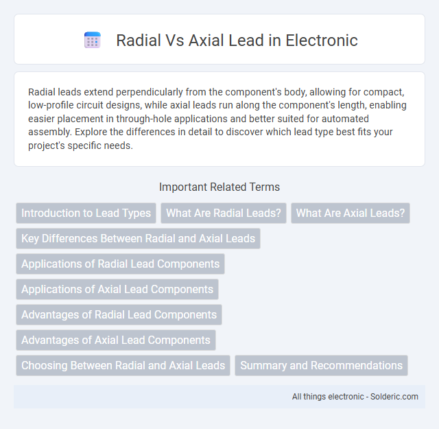 Axial Lead vs Radial - What is the difference?