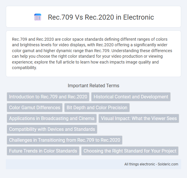 Rec.2020 vs Rec.709 - What is the difference?