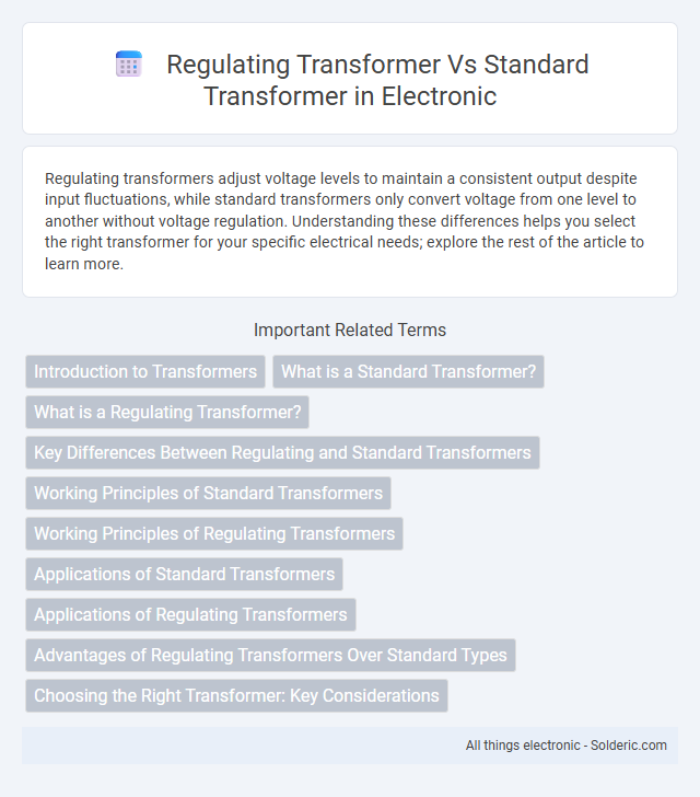 Regulating Transformer vs Standard Transformer - What is the difference?