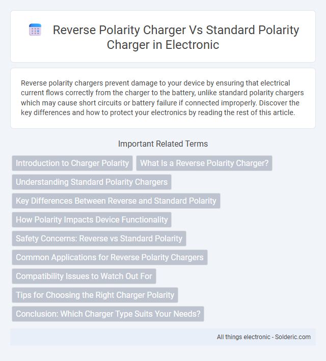 Reverse Polarity Charger vs Standard Polarity Charger - What is the difference?